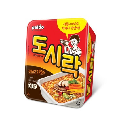 Paldo Dosirak Cup Noodles 86g, 12 Cups