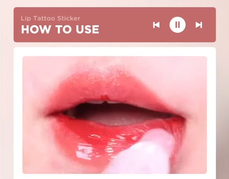 Boncept Lip Tattoo Sticker + Lip Gloss