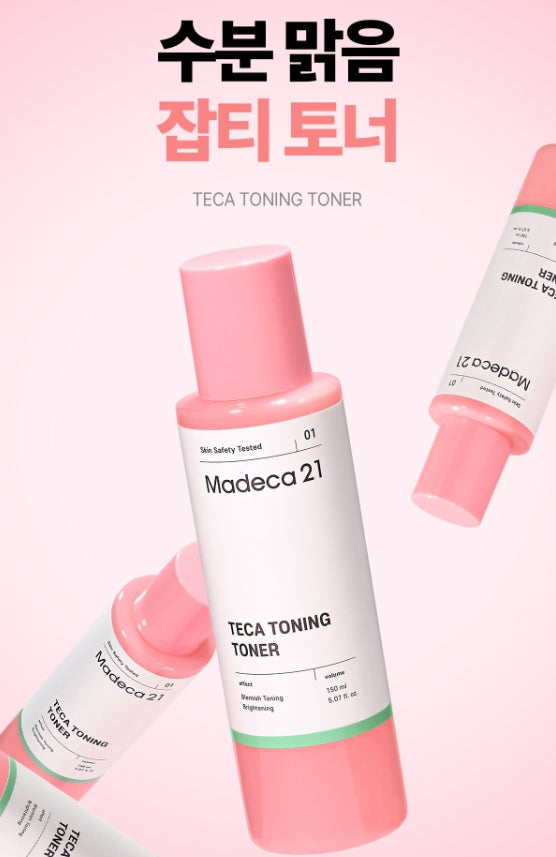 Madeca21 Teca Toning Toner 150ml - Brightening & Hydrating