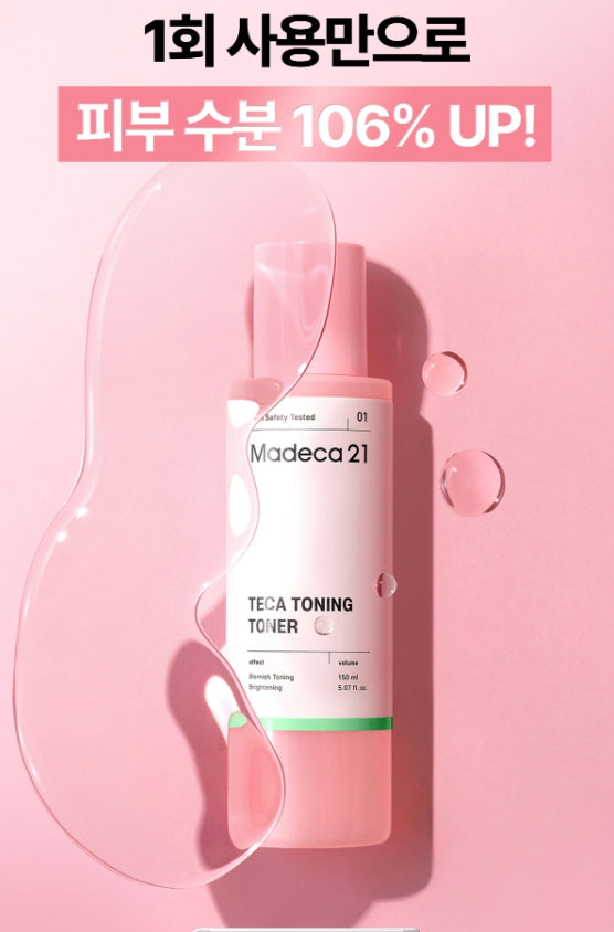 Madeca21 Teca Toning Toner 150ml - Brightening & Hydrating