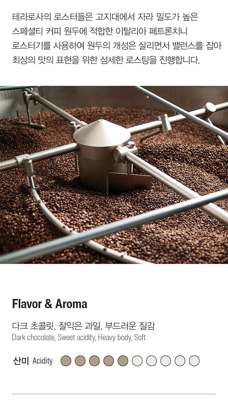 TERAROSA Espresso Blend Whole Beans 1kg - Whole Bean