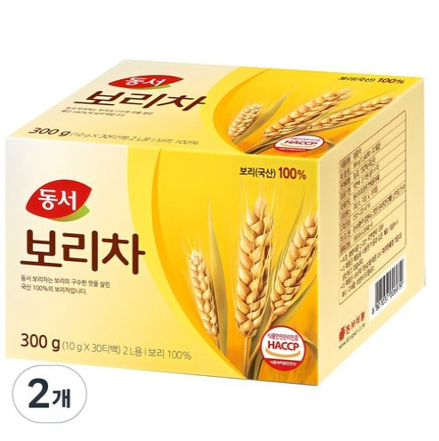 Dongsuh Barley Tea 10g - 30 Bags, 2 Sets