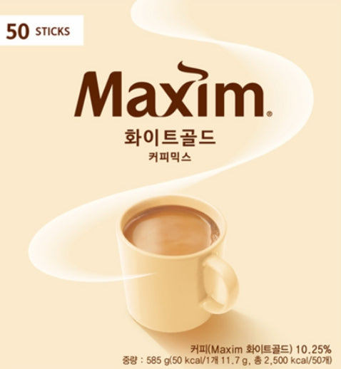 Maxim White Gold Coffee Mix 11.7g x 50pieces
