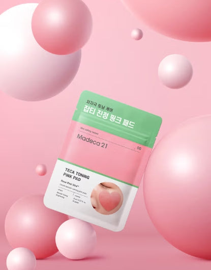 Madeca21 Teca Toning Pink Pad - 4 Sheets x 3 Sets