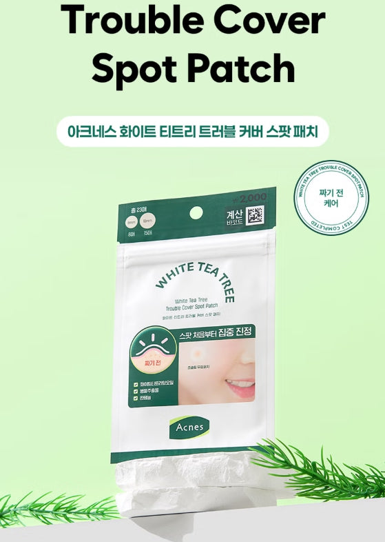 Acnes White Tea Tree Spot Patch 23 Sheets - 2 Types