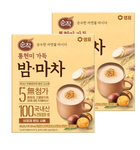 Soonjak Whole Brown Rice Chestnut Matcha 20g - 20 Sticks