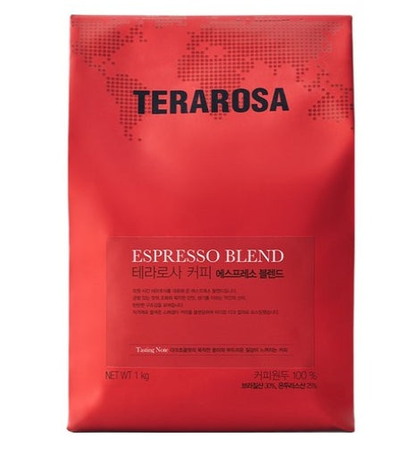 TERAROSA Espresso Blend Whole Beans 1kg - Whole Bean