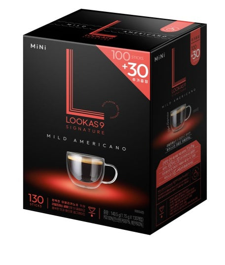 LOOKAS9 Signature Americano Mini Stick 130 Sticks - 2 Types