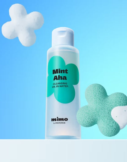 mimo by MAMONDE Mint-AHA Cleansing Oil in Water 100ml - Deep Cleanse