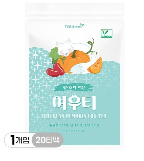 Teatreat Fox Tea Red Bean Pumpkin Tea 1.5g - 20 Sticks