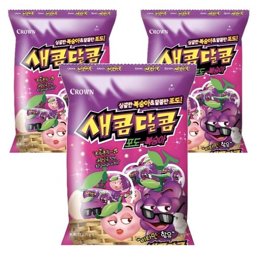 Crown Sweet & Sour Candy 200g - 3 Packs (2 Types)