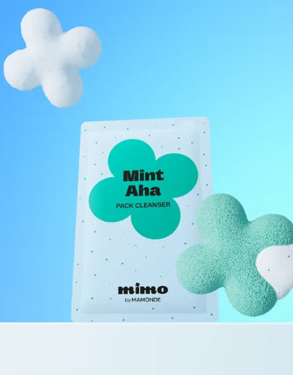 mimo by MAMONDE Mint-AHA Pack Cleanser - 4g x 6 Sheets