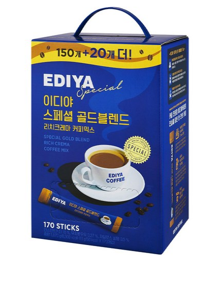 EDIYA COFFEE Special Gold Blend Coffee Mix 11g x 170pieces
