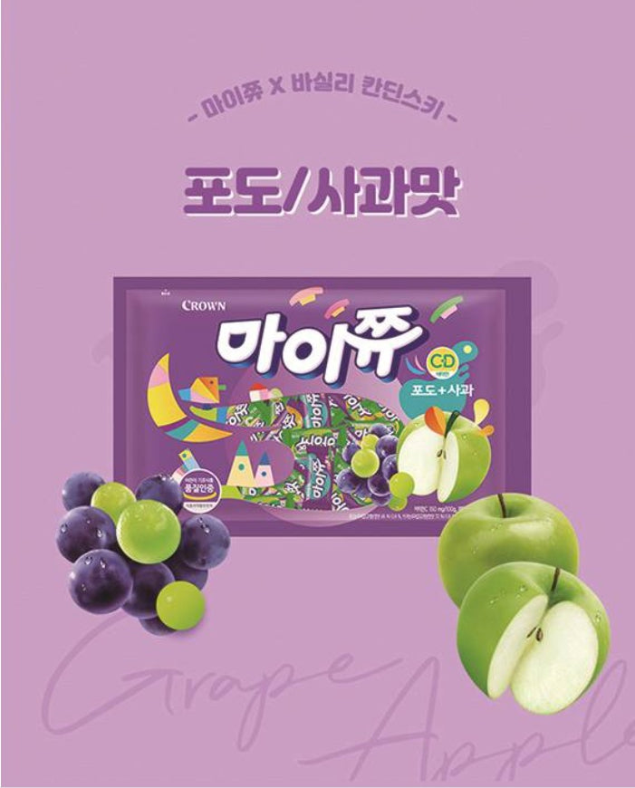 My Chew Pillow Grape Apple Chewing Candy 720g