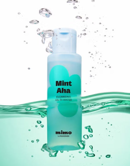 mimo by MAMONDE Mint-AHA Cleansing Oil in Water 100ml - Deep Cleanse