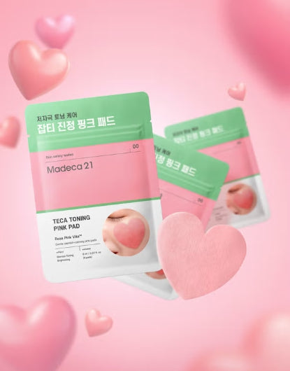 Madeca21 Teca Toning Pink Pad - 4 Sheets x 3 Sets