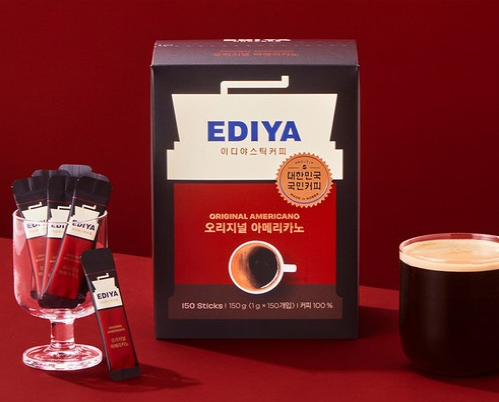 EDIYA Coffee Bean Mix 150 Sticks
