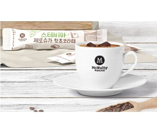 McNulty Stevia Zero Sugar Hot Chocolate Latte 15g - 30 Sticks