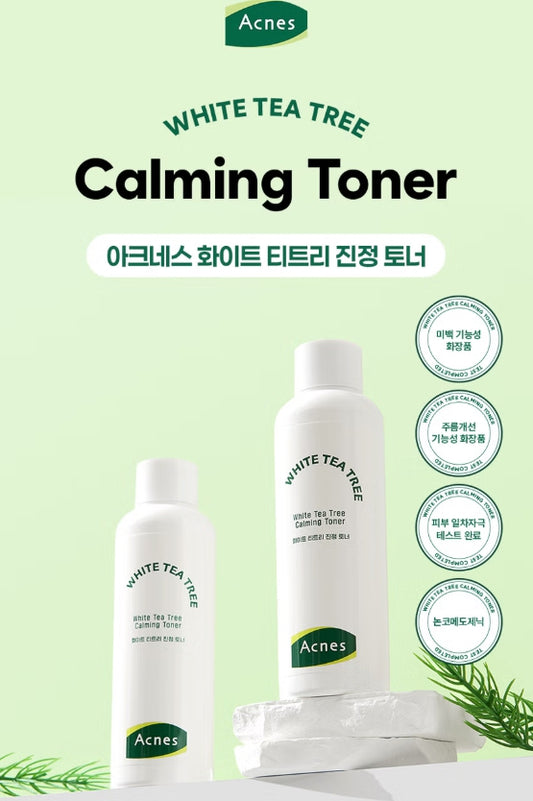 Acnes White Tea Tree Calming Toner 200ml - Pore Refining