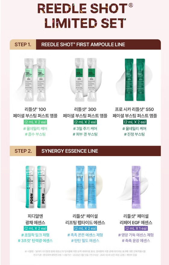 VT Cosmetics Reedle Shot Limited Set - 14 Sticks