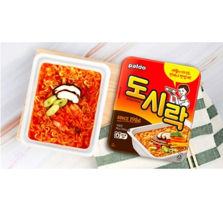 Paldo Dosirak Cup Noodles 86g, 12 Cups