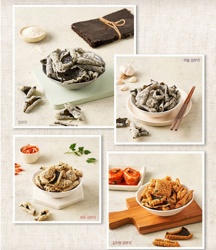 Yangban Crispy Seaweed Chips 50g, 4 Packs