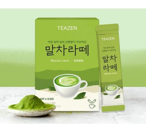 Tzen Matcha Latte 14.5g - 7 Sticks, 3 Sets