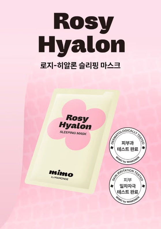 mimo by MAMONDE Rosy Hyaluron Sleeping Mask - 6 Sheets